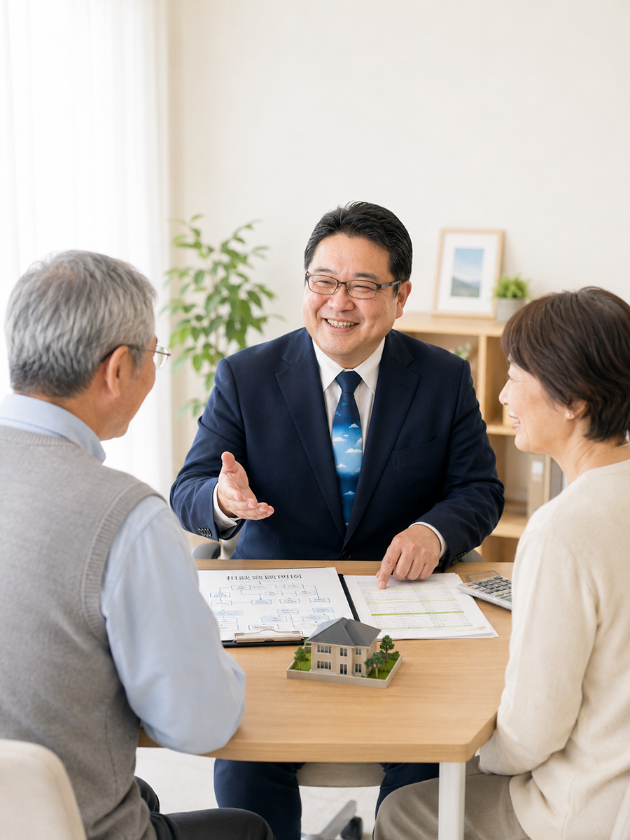 夫婦から相続について相談を受ける税理士