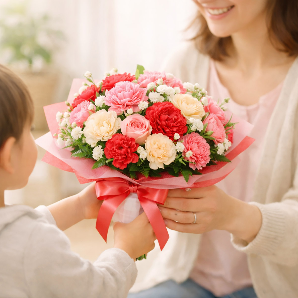 母の日に贈る花束