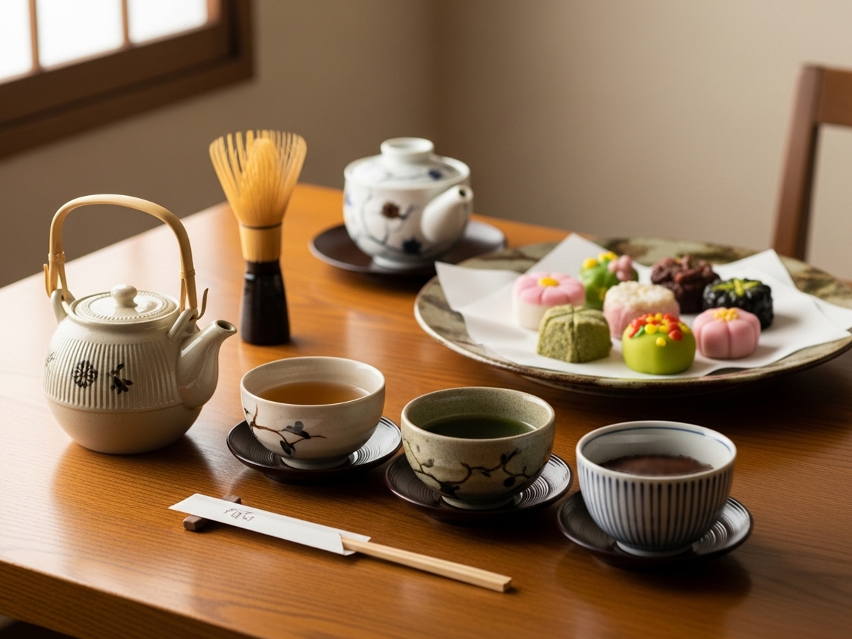 和菓子に合わせる日本茶と茶器