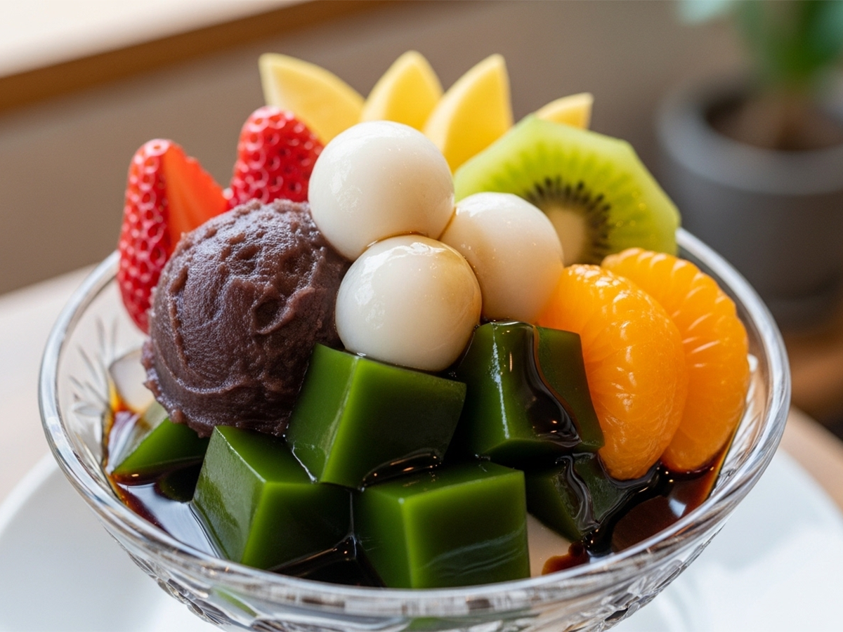 抹茶あんみつ